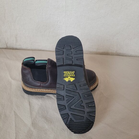 Georgia Giant Romeo Sip-on Work Boots GR262 – Size 7M/9W USA UK 6 - Picture 6 of 7
